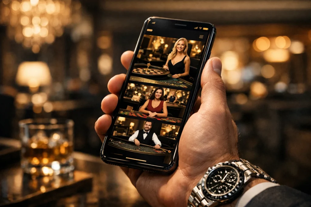 モバイルカジノ体験