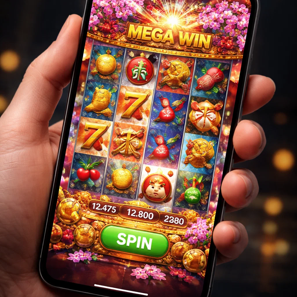 縦画面ゲームプレイ